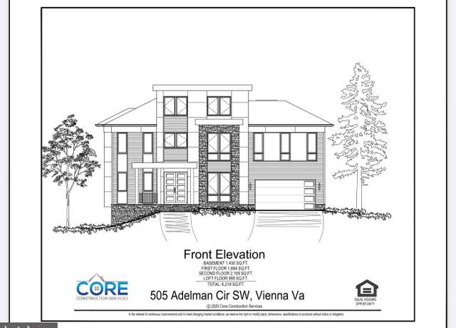 Property at 505 Adelman Cir SW, Vienna, VA 22180, 7 beds, 8 baths