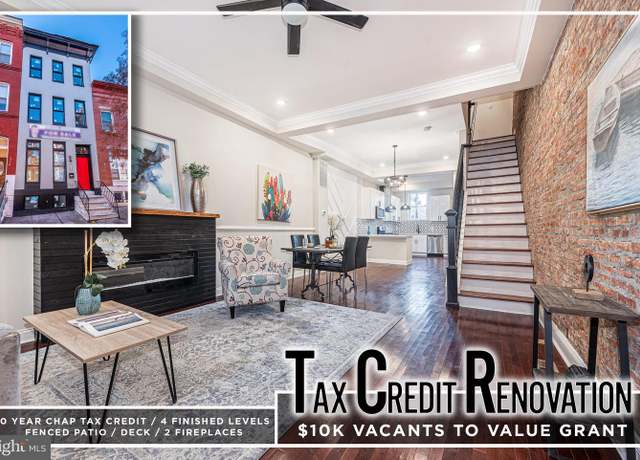 Property at 1930 Mcculloh St, Baltimore, MD 21217, 4 beds, 4.5 baths