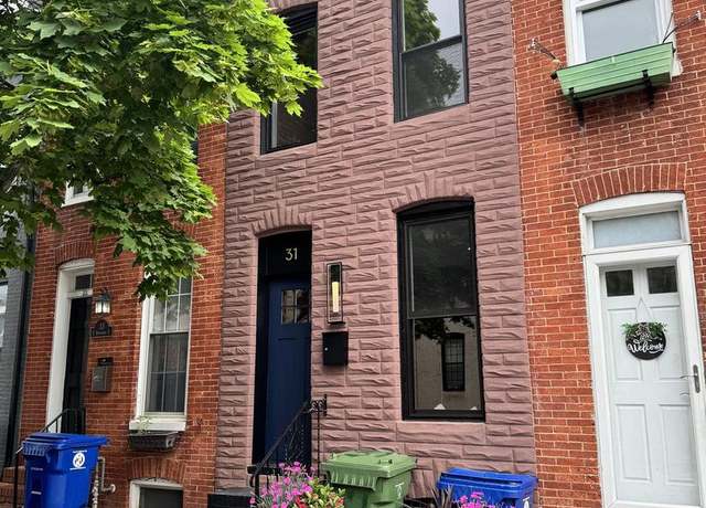 Property at 31 Birckhead St, Baltimore, MD 21230, 3 beds, 3 baths