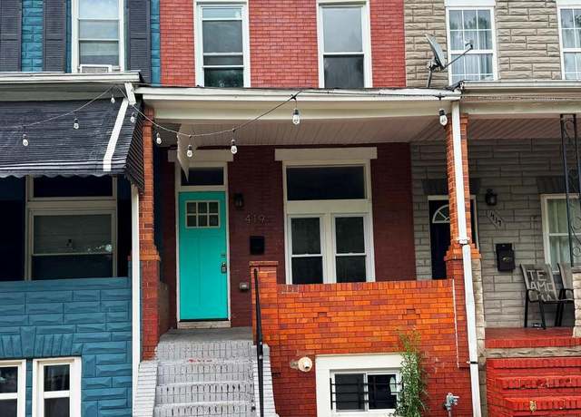 Property at 419 N Ellwood Ave, Baltimore, MD 21224, 2 beds, 3 baths
