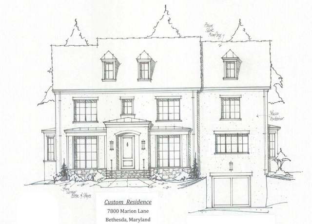 Property at 7800 Marion Ln, Bethesda, MD 20814, 5 beds, 4.5 baths