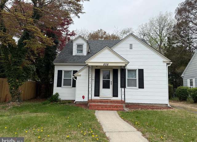 Property at 808 Waverly Dr, Salisbury, MD 21801, 4 beds, 2 baths