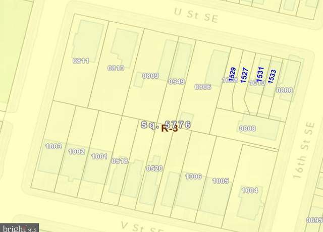 Property at 1529 U St SE, Washington, DC 20020