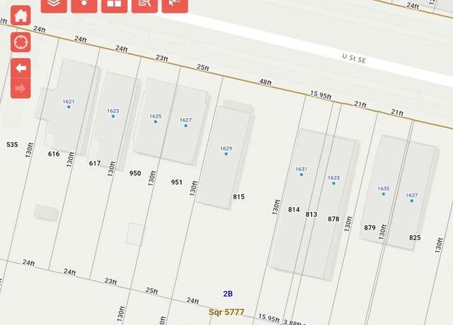 Property at 1629 U St SE, Washington, DC 20020, 3 beds, 1 bath