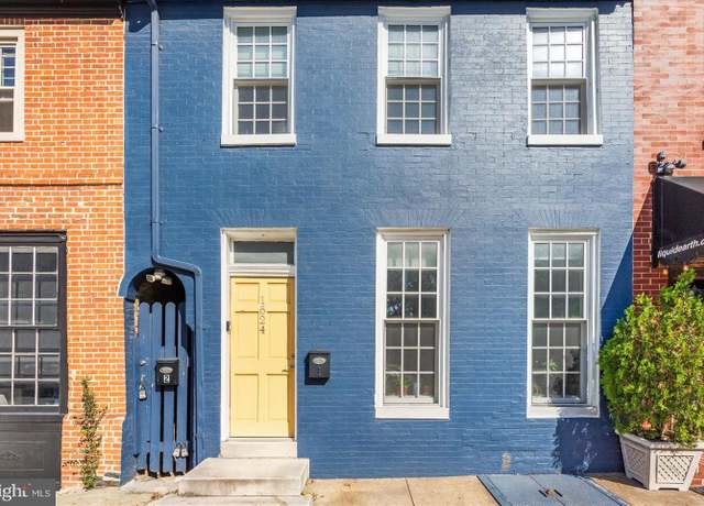 Property at 1624 Aliceanna St, Baltimore, MD 21231, 4 beds, 3.5 baths
