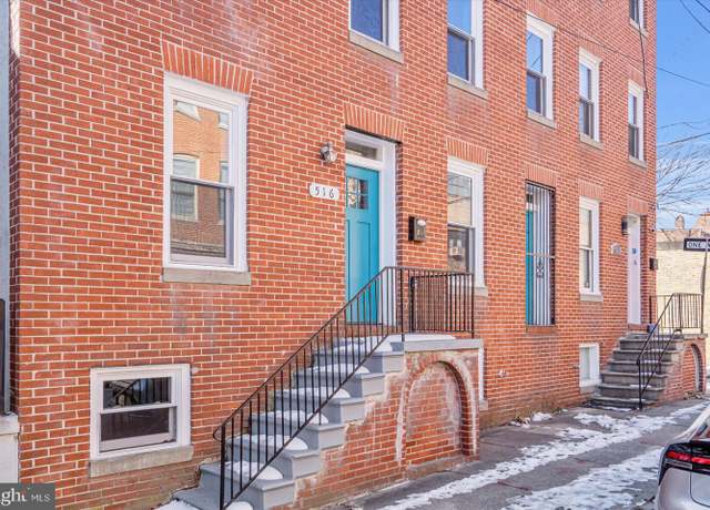 Property at 516 Warner St, Baltimore, MD 21230, 4 beds, 3 baths