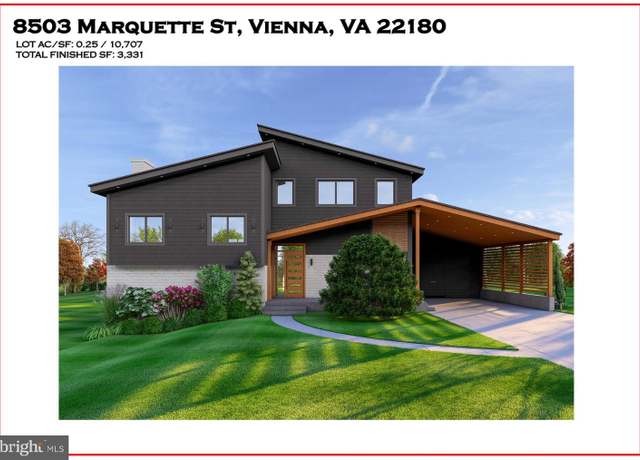 Property at 8503 Marquette St, Vienna, VA 22180, 5 beds, 5.5 baths