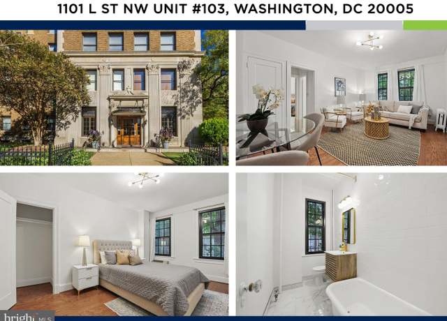 Property at 1101 L St NW #103, Washington, DC 20005, 1 bed, 1 bath