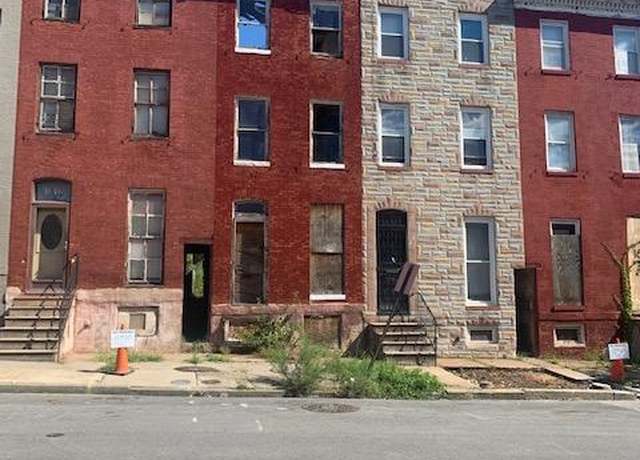 Property at 1614 E Chase St, Baltimore, MD 21213, 2 beds, 1 bath