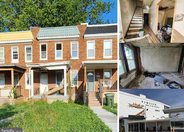 Property at 4818 Pimlico Rd, Baltimore, MD 21215, 3 beds, 2 baths