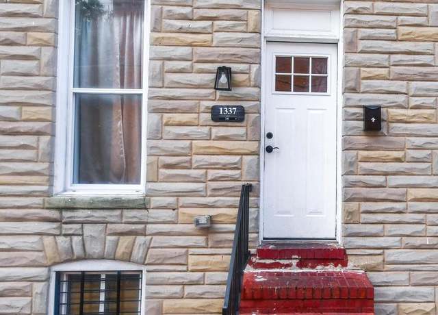 Property at 1337 Ward St, Baltimore, MD 21230, 2 beds, 1.5 baths