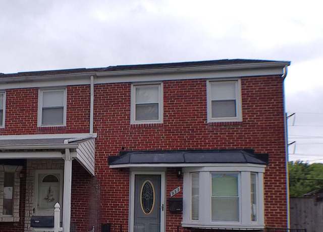 Property at 932 Middlesex Rd, Baltimore, MD 21221, 3 beds, 2 baths
