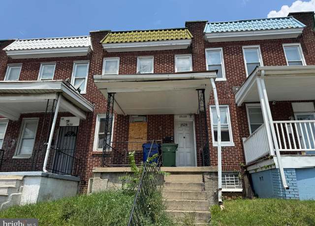 Property at 2528 W Franklin St, Baltimore, MD 21223, 3 beds, 2 baths