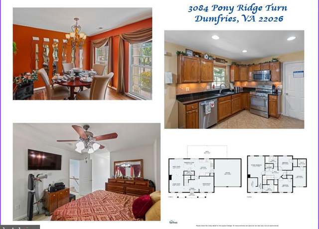 Property at 3084 Pony Ridge Turn, Dumfries, VA 22026, 4 beds, 2.5 baths