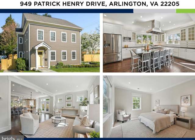 Property at 949 Patrick Henry Dr, Arlington, VA 22205, 5 beds, 3.5 baths