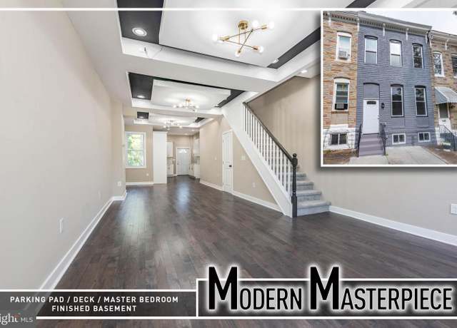 Property at 1713 N Bond St, Baltimore, MD 21213, 4 beds, 3 baths