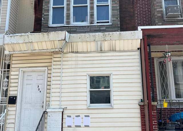 Property at 222 E Wishart St, Philadelphia, PA 19134, 3 beds, 1 bath