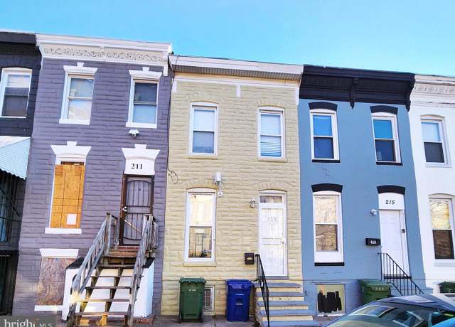 Property at 213 Calhoun S, Baltimore, MD 21223, 2 beds, 1.5 baths