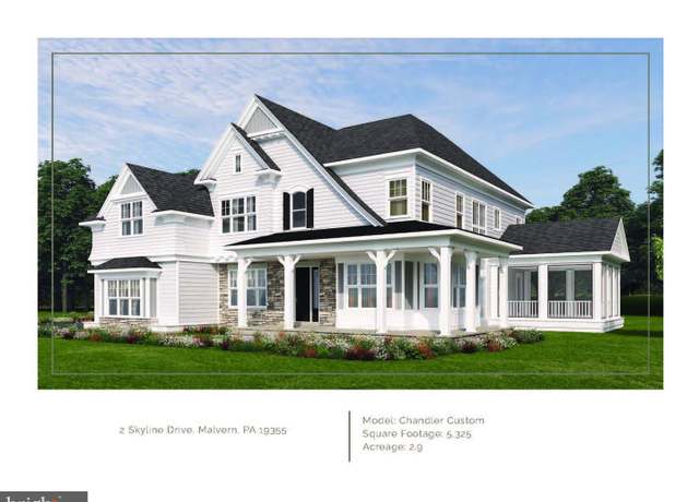 Property at Skyline Dr Lot 11, Malvern, PA 19355, 4 beds, 5 baths