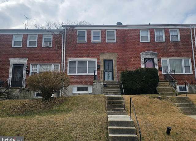 Property at 1607 Walterswood Rd, Baltimore, MD 21239, 3 beds, 1.5 baths