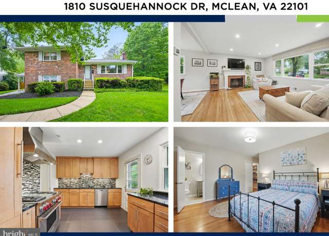 Property at 1810 Susquehannock Dr, Mclean, VA 22101, 4 beds, 3 baths