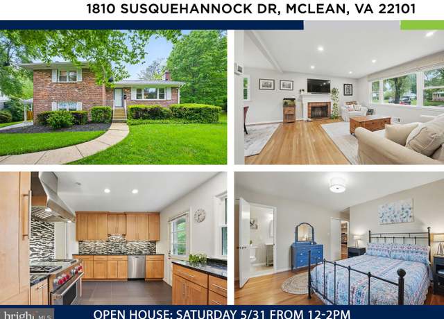 Property at 1810 Susquehannock Dr, Mclean, VA 22101, 4 beds, 3 baths