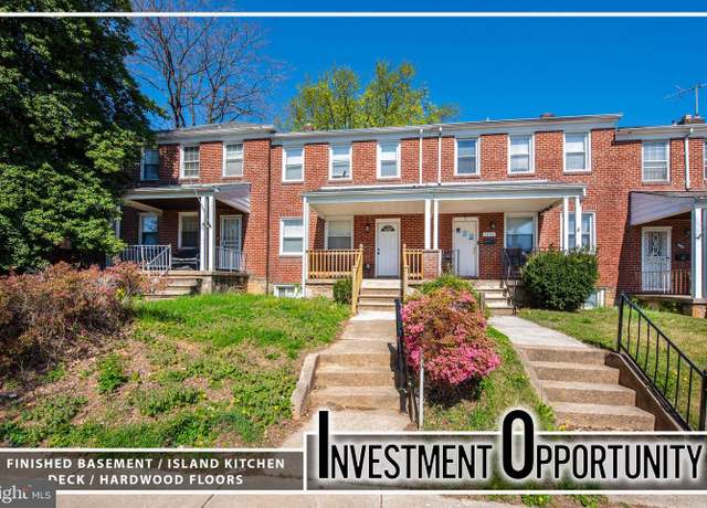 Property at 3402 Parklawn Ave, Baltimore, MD 21213, 4 beds, 2 baths