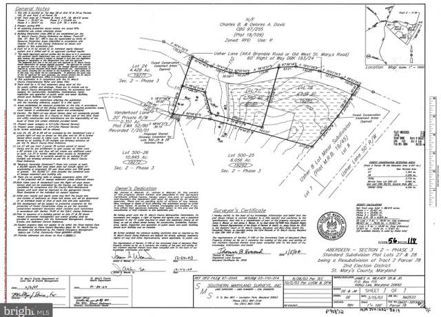 Property at Lot 28- 19285 Vanderhoof Ln, Valley Lee, MD 20692