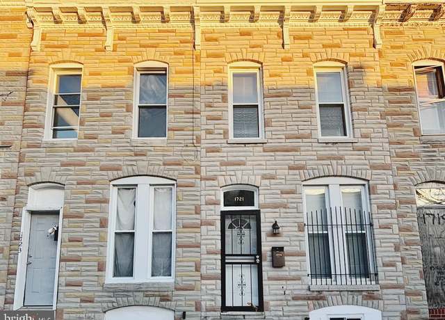 Property at 1721 N Bond St, Baltimore, MD 21213, 3 beds, 2.5 baths
