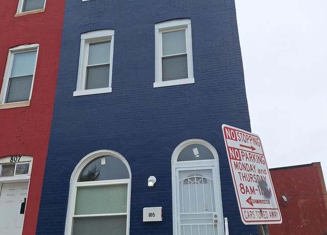 Property at 805 N Patterson Park Ave, Baltimore, MD 21205, 4 beds, 4.5 baths