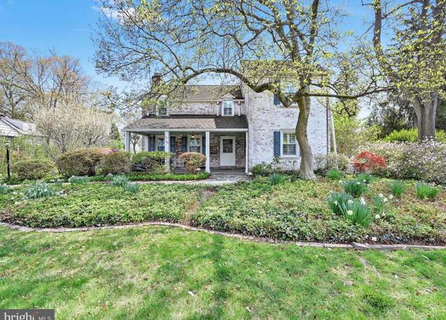 Property at 1424 Hillside Rd, Wynnewood, PA 19096, 5 beds, 3.5 baths