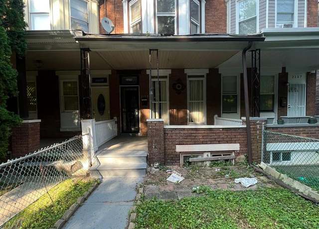 Property at 2159 Chelsea Ter, Baltimore, MD 21216, 3 beds, 1.5 baths