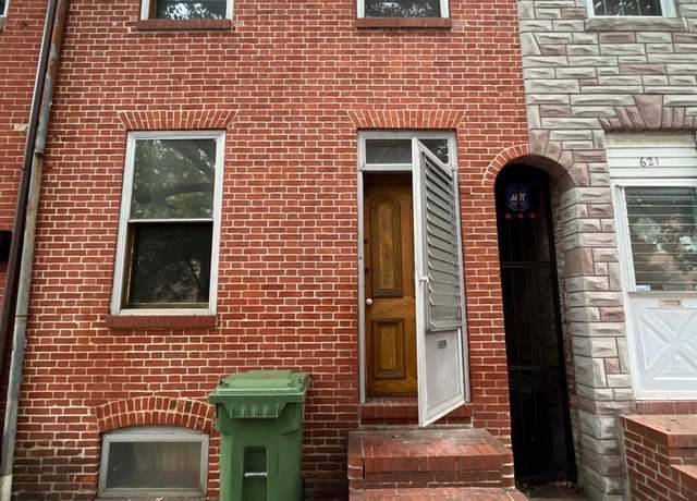 Property at 619 S Wolfe St, Baltimore, MD 21231, 3 beds, 1 bath