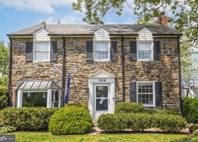 Property at 104 N Lowrys Ln, Bryn Mawr, PA 19010, 5 beds, 3 baths