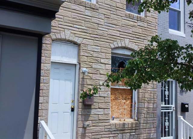Property at 2512 Jefferson St, Baltimore, MD 21205, 2 beds, 1 bath