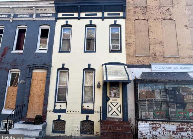 Property at 727 Baker St, Baltimore, MD 21217, 2 beds, 1 bath