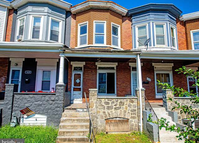 Property at 1626 N Smallwood St, Baltimore, MD 21216, 4 beds, 1 bath