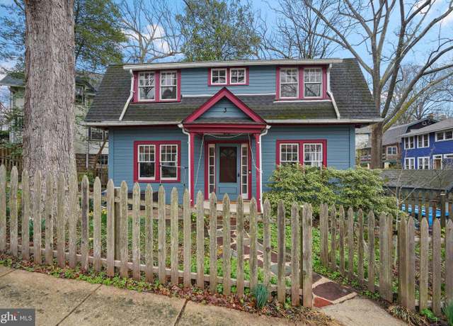 Property at 3 Valley View Ave, Takoma Park, MD 20912, 4 beds, 2.5 baths