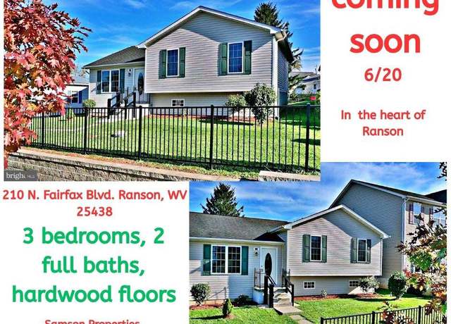 Property at 210 N Fairfax Blvd, Ranson, WV 25438, 3 beds, 2 baths