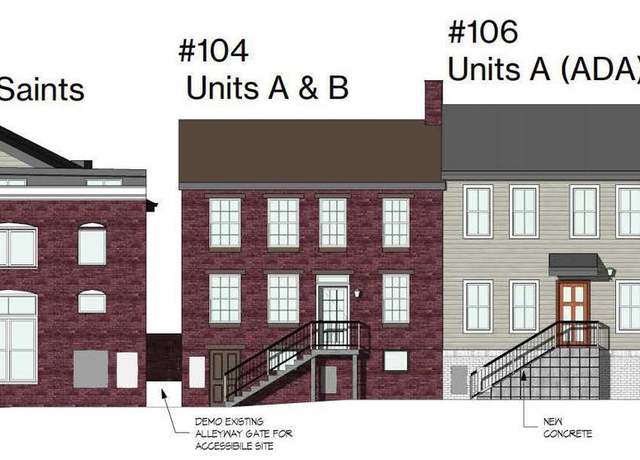 Property at 100 W All Saints St, Frederick, MD 21701, 3 beds, 2.5 baths