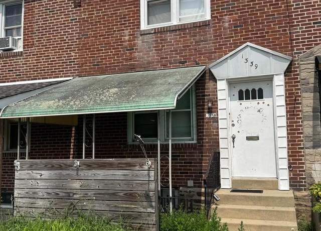 Property at 1339 Park Ln, Darby, PA 19023, 3 beds, 1 bath
