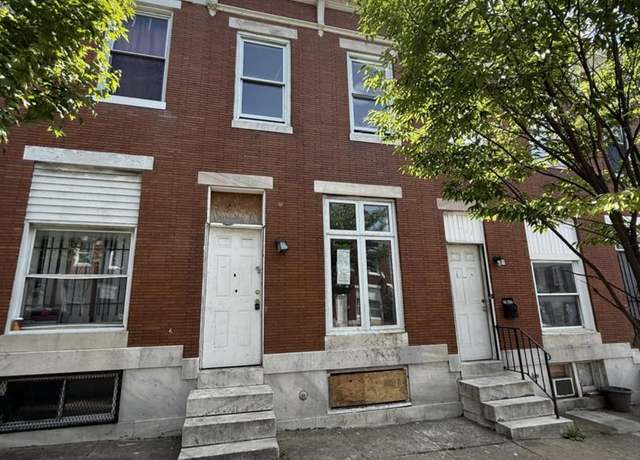 Property at 2907 E Monument St, Baltimore, MD 21205, 3 beds, 1 bath