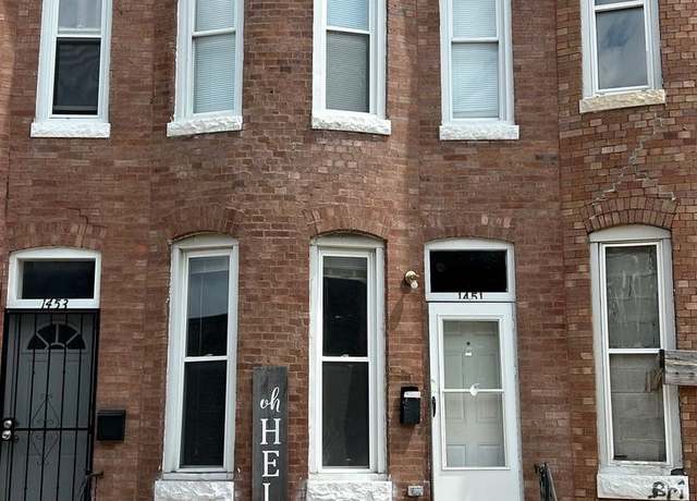 Property at 1451 N Carey St, Baltimore, MD 21217, 2 beds, 1 bath