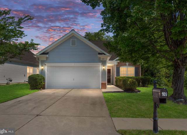 Property at 109 Smithfield Way, Fredericksburg, VA 22406, 2 beds, 2 baths