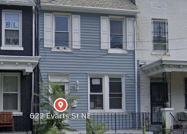 Property at 622 Evarts St NE, Washington, DC 20017, 3 beds, 1 bath