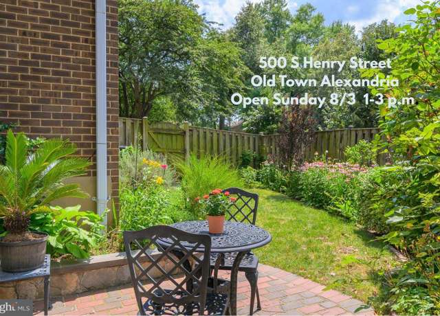 Property at 500 S Henry St S, Alexandria, VA 22314, 3 beds, 1.5 baths