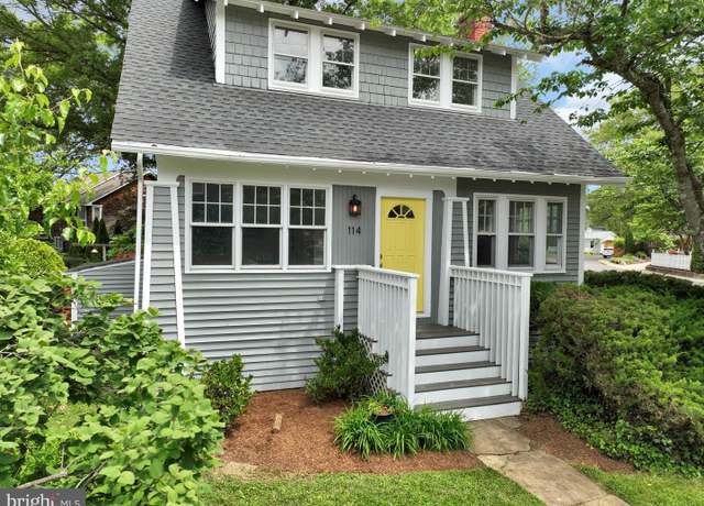 Property at 114 Monticello Ave, Annapolis, MD 21401, 4 beds, 2.5 baths