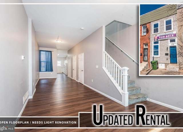 Property at 2118 E Hoffman St, Baltimore, MD 21213, 3 beds, 1.5 baths
