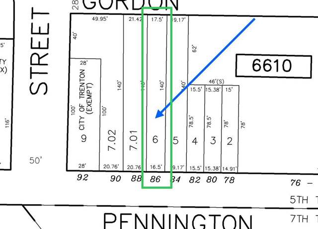 Property at 86 Pennington Ave, Trenton, NJ 08618, 4 beds, 2 baths