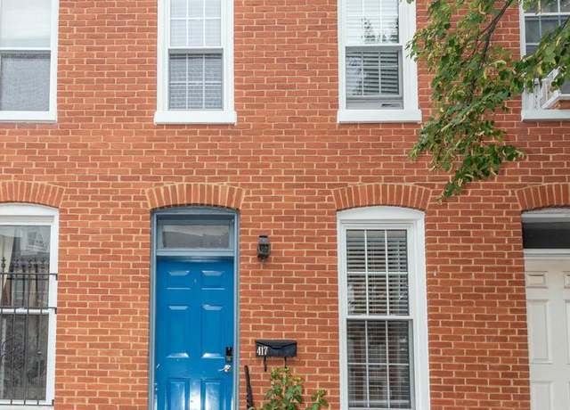 Property at 417 Scott St, Baltimore, MD 21230, 1 bed, 1 bath